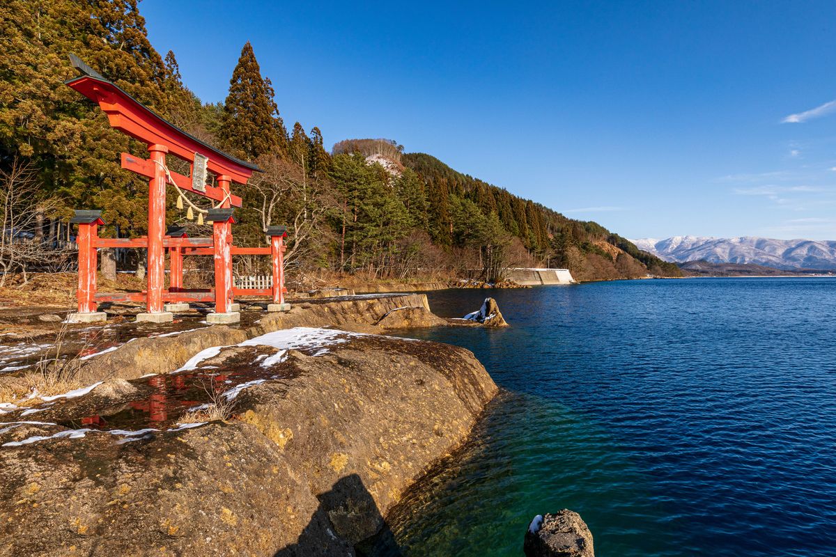 御座石神社の鳥居