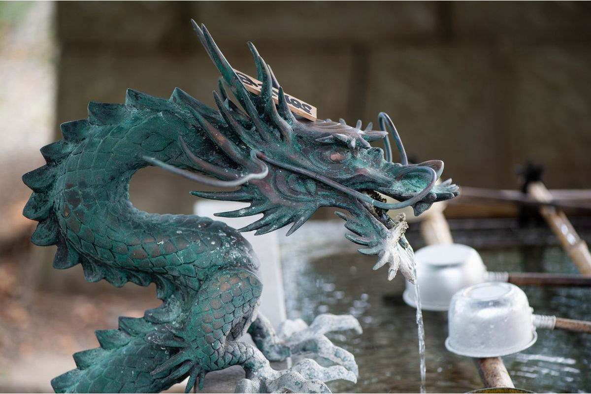 玉前神社の手水舎